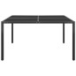 vidaXL Juego de comedor de jardín 9 piezas acero vidaXL Juego de comedor de jardín 9 piezas acero