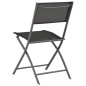vidaXL Juego de comedor para jardín 9 piezas acero vidaXL Juego de comedor para jardín 9 piezas acero