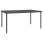 vidaXL Juego de comedor para jardín 9 piezas acero vidaXL Juego de comedor para jardín 9 piezas acero