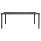 vidaXL Juego de comedor para jardín 11 piezas acero vidaXL Juego de comedor para jardín 11 piezas acero