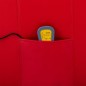 vidaXL Sillón de masaje eléctrico cuero sintético rojo