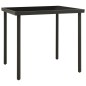 vidaXL Juego de comedor para jardín 3 piezas acero vidaXL Juego de comedor para jardín 3 piezas acero