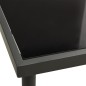vidaXL Juego de comedor para jardín 3 piezas acero vidaXL Juego de comedor para jardín 3 piezas acero