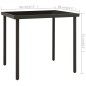 vidaXL Juego de comedor para jardín 3 piezas acero vidaXL Juego de comedor para jardín 3 piezas acero