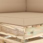 vidaXL Sofá de esquina seccional con cojines madera impregnada verde vidaXL Sofá de esquina seccional con cojines madera impregnada verde