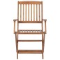 vidaXL Sillas de jardín plegables 8 uds y cojines madera maciza acacia vidaXL Sillas de jardín plegables 8 uds y cojines madera maciza acacia