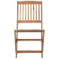 vidaXL Sillas de jardín plegables 6 uds y cojines madera maciza acacia vidaXL Sillas de jardín plegables 6 uds y cojines madera maciza acacia