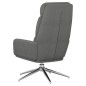 vidaXL Sillón de relax de tela gris claro vidaXL Sillón de relax de tela gris claro