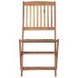 vidaXL Sillas de jardín plegables 8 uds madera maciza acacia vidaXL Sillas de jardín plegables 8 uds madera maciza acacia