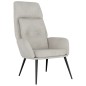 vidaXL Sillón de relax de piel de ante sintética gris claro vidaXL Sillón de relax de piel de ante sintética gris claro