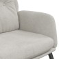 vidaXL Sillón de relax de piel de ante sintética gris claro vidaXL Sillón de relax de piel de ante sintética gris claro