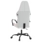 vidaXL Silla gaming de masaje cuero sintético blanco y rosa vidaXL Silla gaming de masaje cuero sintético blanco y rosa
