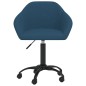 vidaXL Sillas de comedor giratorias 2 uds terciopelo azul vidaXL Sillas de comedor giratorias 2 uds terciopelo azul