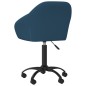 vidaXL Sillas de comedor giratorias 2 uds terciopelo azul vidaXL Sillas de comedor giratorias 2 uds terciopelo azul