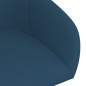 vidaXL Sillas de comedor giratorias 2 uds terciopelo azul vidaXL Sillas de comedor giratorias 2 uds terciopelo azul