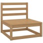 vidaXL Muebles de jardín 8 piezas marrón miel madera maciza de pino vidaXL Muebles de jardín 8 piezas marrón miel madera maciza de pino