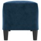 vidaXL Banco de terciopelo azul 100x35x41 cm vidaXL Banco de terciopelo azul 100x35x41 cm