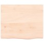 vidaXL Tablero de mesa madera maciza roble sin tratar 60x50x(2-4) cm vidaXL Tablero de mesa madera maciza roble sin tratar 60x50x(2-4) cm