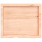 vidaXL Tablero de mesa madera maciza roble sin tratar 60x50x(2-4) cm vidaXL Tablero de mesa madera maciza roble sin tratar 60x50x(2-4) cm