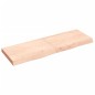 vidaXL Tablero de mesa madera maciza roble sin tratar 120x40x(2-6) cm vidaXL Tablero de mesa madera maciza roble sin tratar 120x40x(2-6) cm