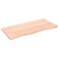 vidaXL Tablero de mesa madera maciza de roble sin tratar 100x50x2 cm vidaXL Tablero de mesa madera maciza de roble sin tratar 100x50x2 cm