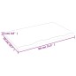 vidaXL Tablero de mesa madera roble tratada marrón claro 80x50x2 cm vidaXL Tablero de mesa madera roble tratada marrón claro 80x50x2 cm