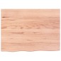 vidaXL Tablero mesa madera roble tratada marrón claro 80x60x(2-6) cm vidaXL Tablero mesa madera roble tratada marrón claro 80x60x(2-6) cm