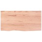 vidaXL Tablero mesa madera roble tratada marrón claro 80x40x(2-4) cm vidaXL Tablero mesa madera roble tratada marrón claro 80x40x(2-4) cm