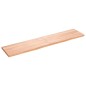 vidaXL Tablero mesa madera roble tratada marrón claro 180x40x(2-4) cm vidaXL Tablero mesa madera roble tratada marrón claro 180x40x(2-4) cm