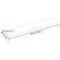 vidaXL Tablero mesa madera roble tratada marrón claro 180x40x(2-4) cm vidaXL Tablero mesa madera roble tratada marrón claro 180x40x(2-4) cm