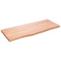 vidaXL Tablero mesa madera roble tratada marrón claro 100x40x(2-4) cm vidaXL Tablero mesa madera roble tratada marrón claro 100x40x(2-4) cm
