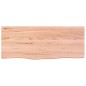 vidaXL Tablero mesa madera roble tratada marrón claro 100x40x(2-4) cm vidaXL Tablero mesa madera roble tratada marrón claro 100x40x(2-4) cm