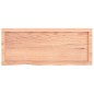vidaXL Tablero mesa madera roble tratada marrón claro 100x40x(2-4) cm vidaXL Tablero mesa madera roble tratada marrón claro 100x40x(2-4) cm
