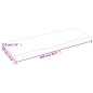 vidaXL Tablero mesa madera roble tratada marrón claro 100x40x(2-4) cm vidaXL Tablero mesa madera roble tratada marrón claro 100x40x(2-4) cm