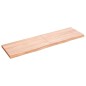 vidaXL Tablero mesa madera roble tratada marrón claro 140x40x(2-4) cm vidaXL Tablero mesa madera roble tratada marrón claro 140x40x(2-4) cm