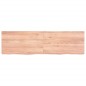 vidaXL Tablero mesa madera roble tratada marrón claro 140x40x(2-4) cm vidaXL Tablero mesa madera roble tratada marrón claro 140x40x(2-4) cm