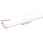 vidaXL Tablero mesa madera roble tratada marrón claro 140x40x(2-4) cm vidaXL Tablero mesa madera roble tratada marrón claro 140x40x(2-4) cm