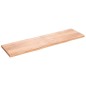 vidaXL Tablero mesa madera roble tratada marrón claro 220x60x(2-6) cm vidaXL Tablero mesa madera roble tratada marrón claro 220x60x(2-6) cm