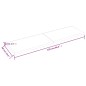vidaXL Tablero mesa madera roble tratada marrón claro 220x60x(2-6) cm vidaXL Tablero mesa madera roble tratada marrón claro 220x60x(2-6) cm