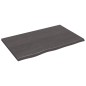 vidaXL Tablero de mesa madera de roble tratada gris oscuro 80x50x2 cm vidaXL Tablero de mesa madera de roble tratada gris oscuro 80x50x2 cm