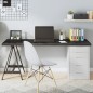 vidaXL Tablero mesa madera roble tratada gris oscuro 160x40x(2-4) cm vidaXL Tablero mesa madera roble tratada gris oscuro 160x40x(2-4) cm