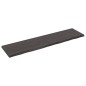 vidaXL Tablero mesa madera roble tratada gris oscuro 160x40x(2-4) cm vidaXL Tablero mesa madera roble tratada gris oscuro 160x40x(2-4) cm