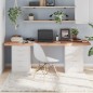 vidaXL Tablero mesa madera roble tratada marrón claro 200x40x(2-6) cm vidaXL Tablero mesa madera roble tratada marrón claro 200x40x(2-6) cm