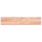 vidaXL Tablero mesa madera roble tratada marrón claro 200x40x(2-6) cm vidaXL Tablero mesa madera roble tratada marrón claro 200x40x(2-6) cm
