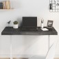 vidaXL Tablero mesa madera roble tratada gris oscuro 100x40x(2-6) cm vidaXL Tablero mesa madera roble tratada gris oscuro 100x40x(2-6) cm