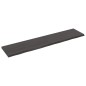 vidaXL Tablero mesa madera roble tratada gris oscuro 180x40x(2-4) cm vidaXL Tablero mesa madera roble tratada gris oscuro 180x40x(2-4) cm