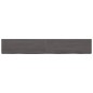 vidaXL Tablero mesa madera roble tratada gris oscuro 180x40x(2-4) cm vidaXL Tablero mesa madera roble tratada gris oscuro 180x40x(2-4) cm