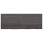 vidaXL Tablero mesa madera roble tratada gris oscuro 160x60x(2-4) cm vidaXL Tablero mesa madera roble tratada gris oscuro 160x60x(2-4) cm