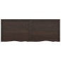 vidaXL Tablero mesa madera roble tratada gris oscuro 160x60x(2-4) cm vidaXL Tablero mesa madera roble tratada gris oscuro 160x60x(2-4) cm