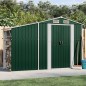 vidaXL Cobertizo de jardín acero galvanizado verde 277x93x179 cm vidaXL Cobertizo de jardín acero galvanizado verde 277x93x179 cm